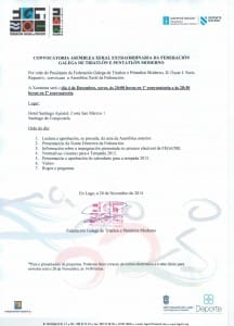 Convocatoria Asemblea Xeral 1