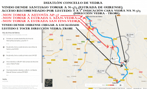 Cto Duatlon Equipos Vedra como chegar